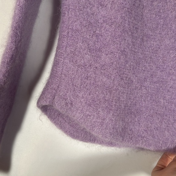 Babaton Lilac Purple Fluffy Soft Sweater Top - Picture 4 of 8